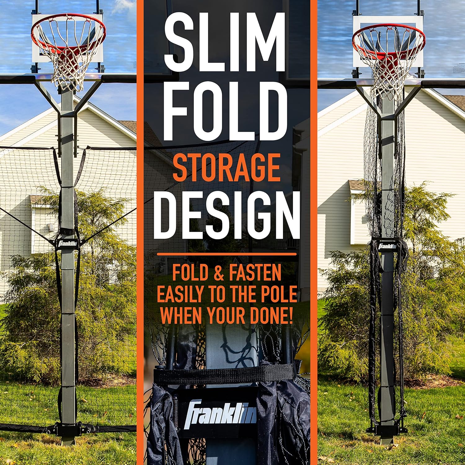 Franklin SportsBasketball Pass Back Rebounder