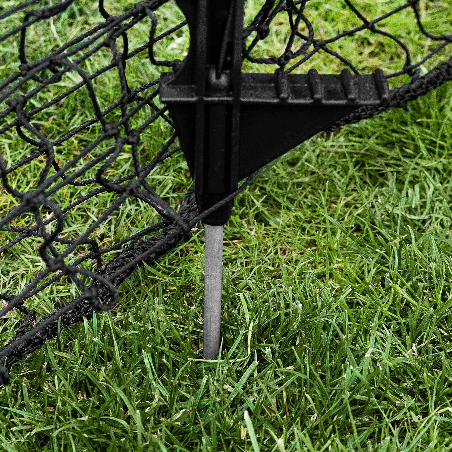 Cricket Ball Stop Net | Backyard Backstop Netting [66ft x 3ft Post and Net Package]